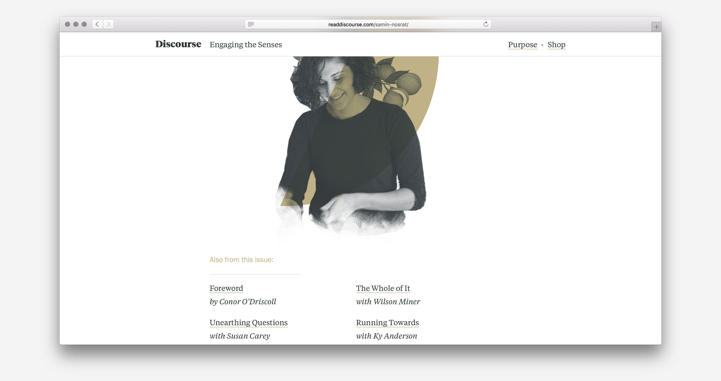 An article illustration on the website